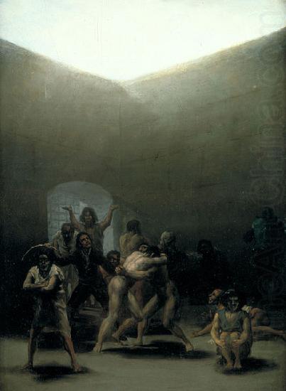 Courtyard with Lunatics or Yard with Madmen, Francisco de Goya